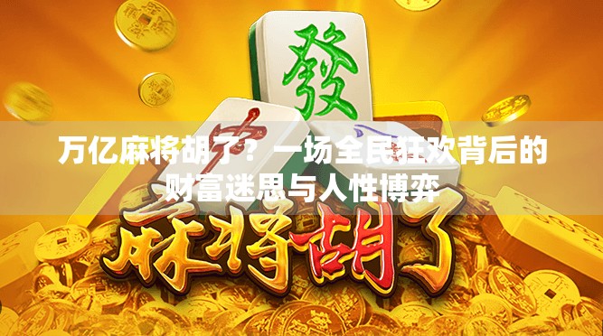 万亿麻将胡了？一场全民狂欢背后的财富迷思与人性博弈