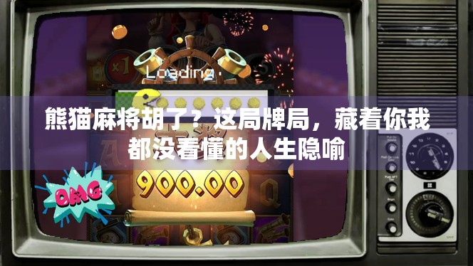 熊猫麻将胡了？这局牌局，藏着你我都没看懂的人生隐喻