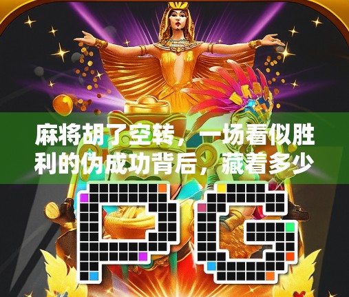 麻将胡了空转，一场看似胜利的伪成功背后，藏着多少年轻人的焦虑与迷茫？