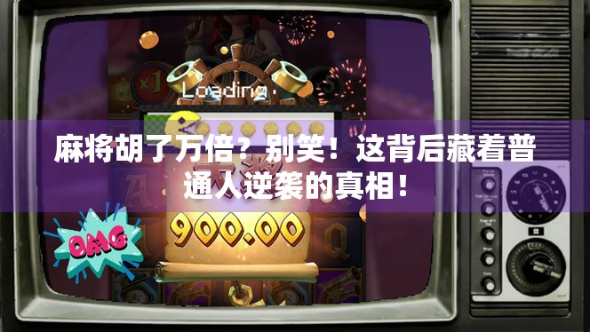 麻将胡了万倍?别笑!这背后藏着普通人逆袭的真相! 麻将胡了万倍?别笑!这背后藏着普通人逆袭的真相!