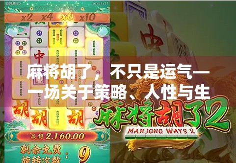 麻将胡了，不只是运气—一场关于策略、人性与生活的博弈