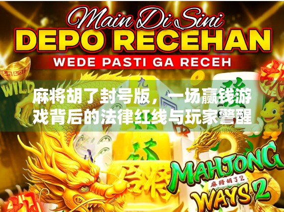 麻将胡了封号版，一场赢钱游戏背后的法律红线与玩家警醒