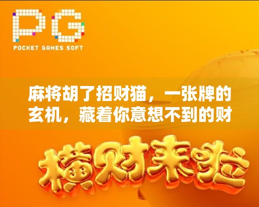 麻将胡了招财猫，一张牌的玄机，藏着你意想不到的财运密码！