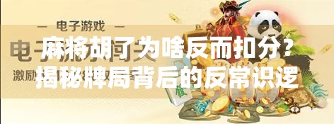 麻将胡了为啥反而扣分？揭秘牌局背后的反常识逻辑！