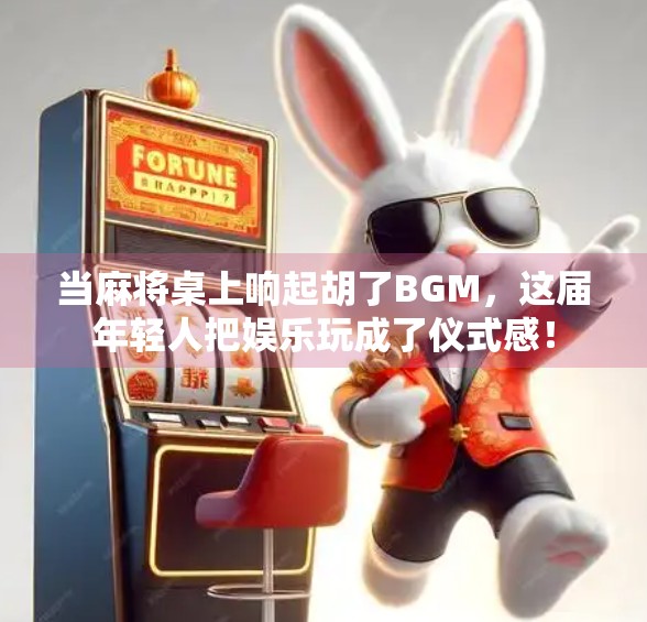 当麻将桌上响起胡了BGM，这届年轻人把娱乐玩成了仪式感！
