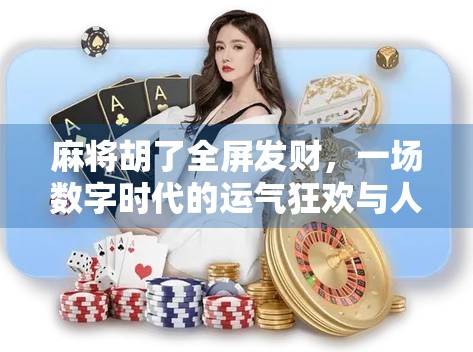 麻将胡了全屏发财，一场数字时代的运气狂欢与人性博弈