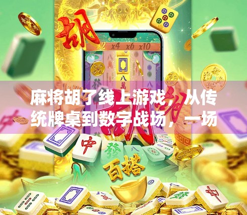 麻将胡了线上游戏，从传统牌桌到数字战场，一场全民娱乐的革命