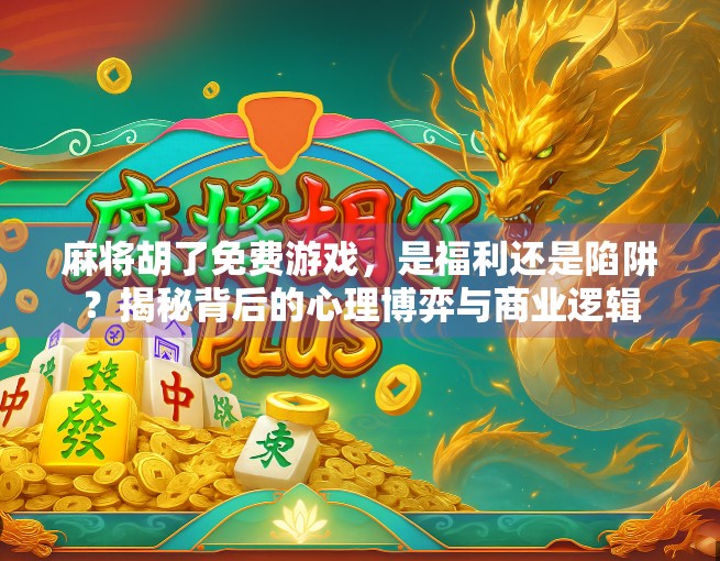 麻将胡了免费游戏，是福利还是陷阱？揭秘背后的心理博弈与商业逻辑