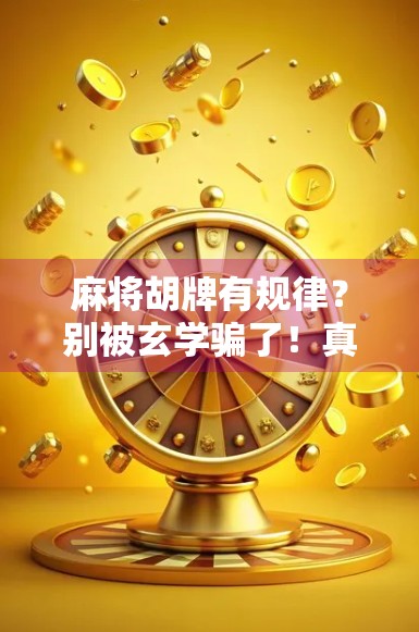 麻将胡牌有规律?别被玄学骗了!真正高手都在偷偷用这3个底层逻辑!