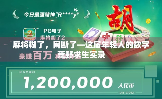 麻将糊了，网断了—这届年轻人的数字荒野求生实录