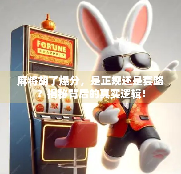麻将胡了爆分，是正规还是套路？揭秘背后的真实逻辑！