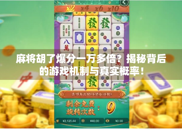 麻将胡了爆分一万多倍？揭秘背后的游戏机制与真实概率！