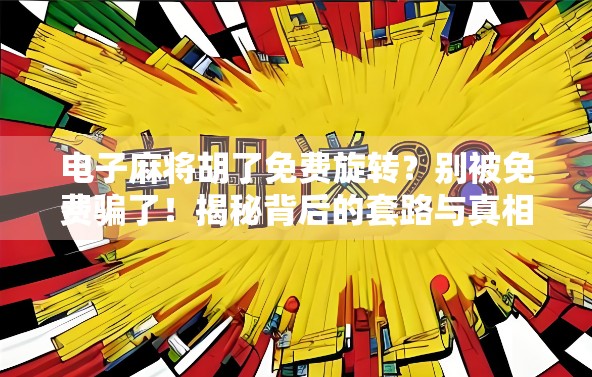 电子麻将胡了免费旋转?别被免费骗了!揭秘背后的套路与真相