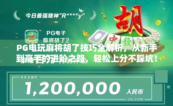 PG电玩麻将胡了技巧全解析，从新手到高手的进阶之路，轻松上分不踩坑！