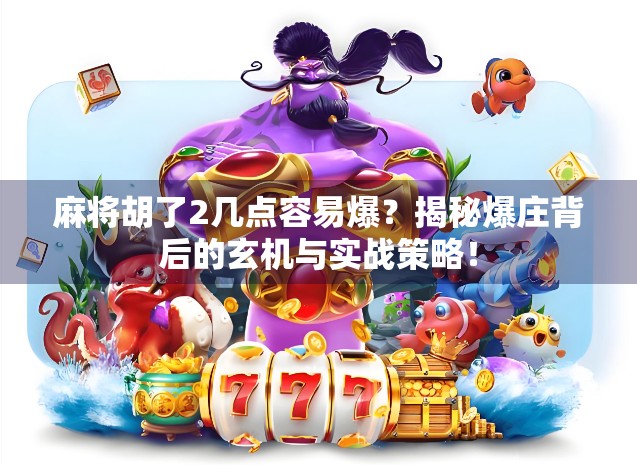 麻将胡了2几点容易爆？揭秘爆庄背后的玄机与实战策略！