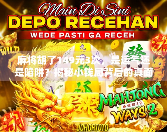 麻将胡了149元3次，是运气还是陷阱？揭秘小钱局背后的真面目！