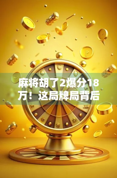 麻将胡了2爆分18万！这局牌局背后，藏着多少普通人逆袭的密码？
