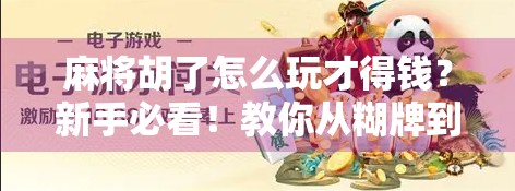 麻将胡了怎么玩才得钱？新手必看！教你从糊牌到赚钱的进阶秘籍！