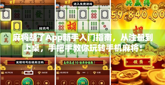 麻将胡了App新手入门指南，从注册到上桌，手把手教你玩转手机麻将！