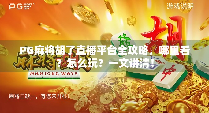PG麻将胡了直播平台全攻略，哪里看？怎么玩？一文讲清！