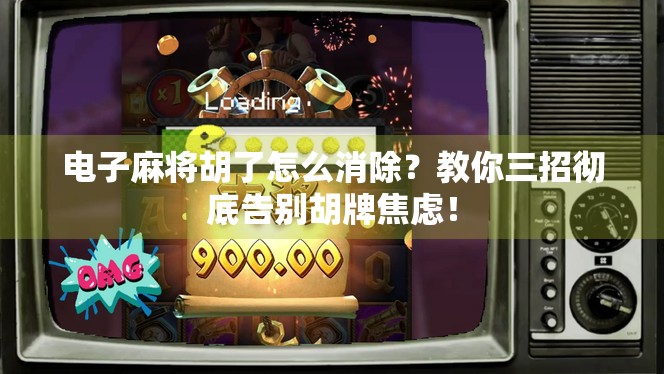 电子麻将胡了怎么消除？教你三招彻底告别胡牌焦虑！