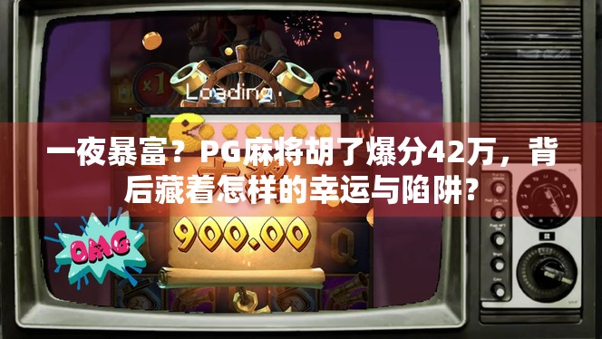 一夜暴富？PG麻将胡了爆分42万，背后藏着怎样的幸运与陷阱？