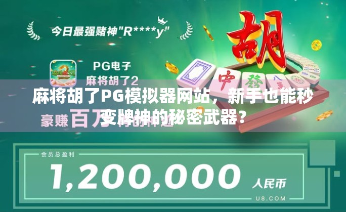麻将胡了PG模拟器网站，新手也能秒变牌神的秘密武器？