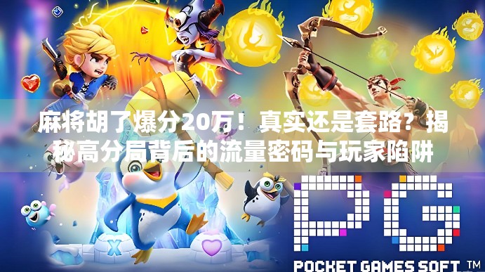 麻将胡了爆分20万！真实还是套路？揭秘高分局背后的流量密码与玩家陷阱