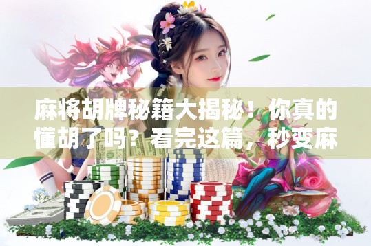 麻将胡牌秘籍大揭秘！你真的懂胡了吗？看完这篇，秒变麻将高手！