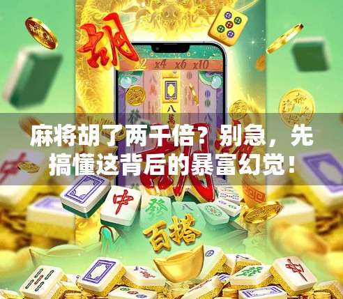 麻将胡了两千倍？别急，先搞懂这背后的暴富幻觉！